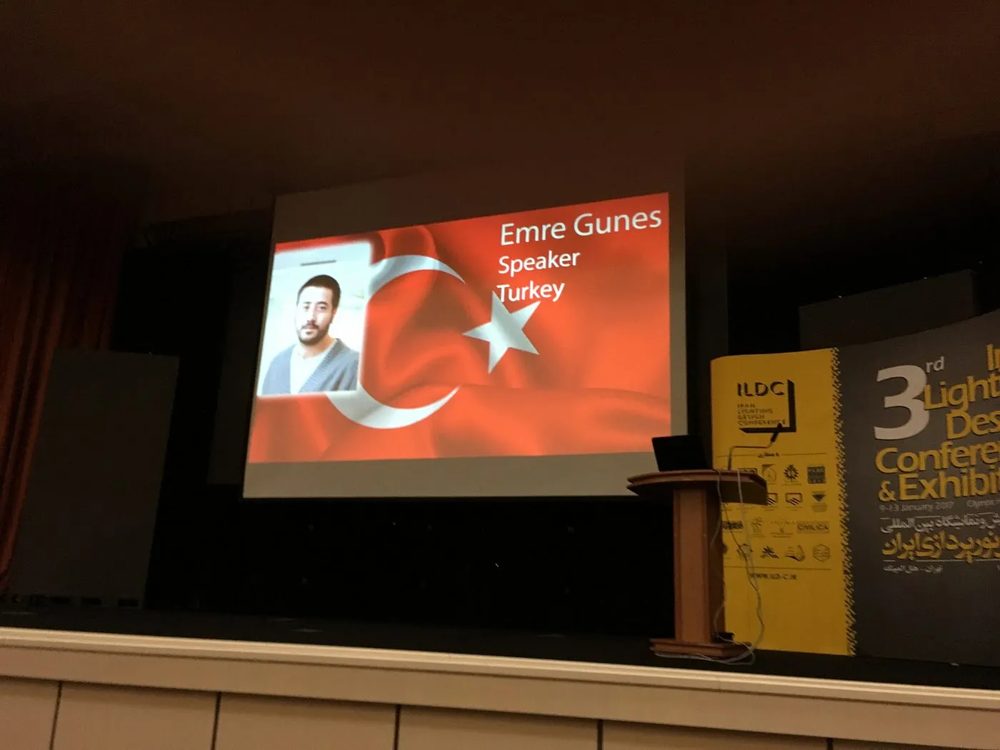 ILDC etkinliğinde milliyetçi duyguların dorukta olduğu bir an